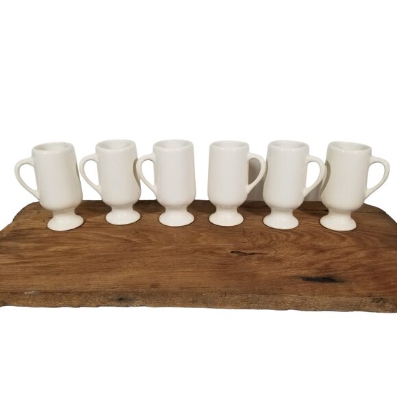 VTG 6 Espresso Coffee Mugs 60s-70s 4oz Coffeehouse Diner China Restaurant Ware - Picture 16 of 16